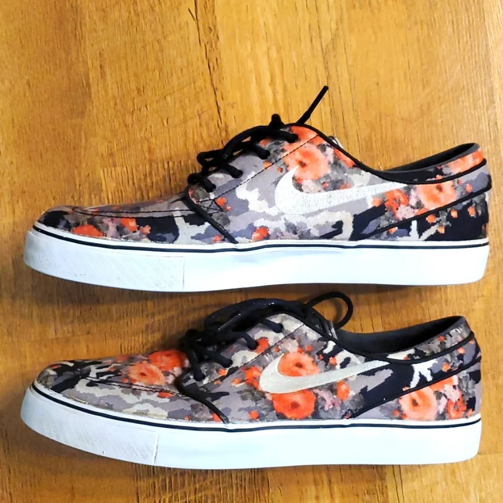 Nike Zoom SB Stefan Janoski Digi Orange‎ Floral 2013 Shoes Size 11.5